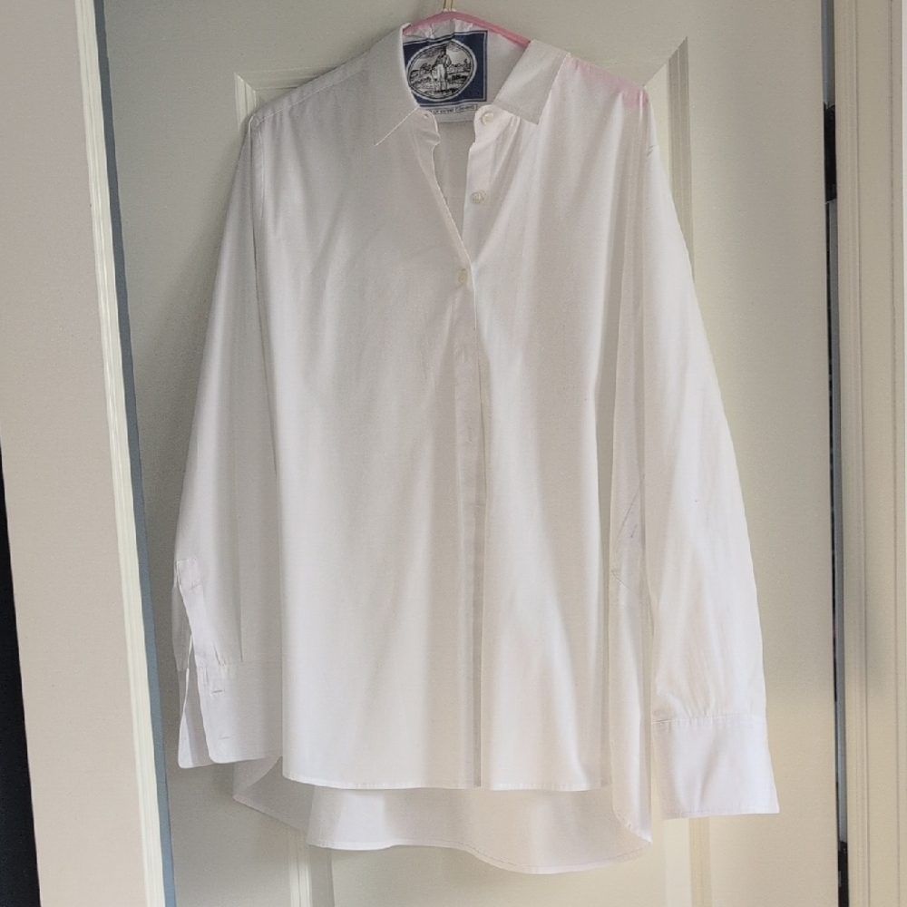 Hatch Women's White Button Down Shirt